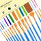 Acrylic Paint Brush Set, 60 pcs Nylon Hair Paint Brushes for All Purpose Oil Watercolor Face Body Rock Painting Artist, Small Paint Brush Kits for Kids Adult Drawing
